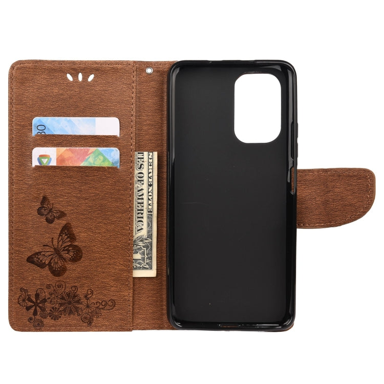 Butterflies Embossing Horizontal Flip Leather Case with Holder & Card Slots & Wallet, For Xiaomi Redmi Note 10, For Xiaomi Poco F3, For Xiaomi Redmi Note 10S