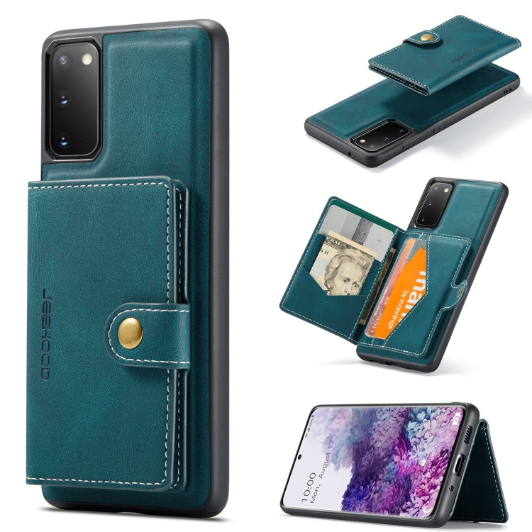 JEEHOOD Retro Magnetic Detachable Protective Case with Wallet & Card Slot & Holder, For Samsung Galaxy A32 5G, For Samsung Galaxy S20 FE, For Samsung Galaxy S20, For Samsung Galaxy S20+, For Samsung Galaxy S20 Ultra 5G, For Samsung Galaxy Note20 Ultra