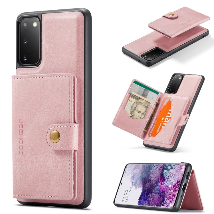 JEEHOOD Retro Magnetic Detachable Protective Case with Wallet & Card Slot & Holder, For Samsung Galaxy A32 5G, For Samsung Galaxy S20 FE, For Samsung Galaxy S20, For Samsung Galaxy S20+, For Samsung Galaxy S20 Ultra 5G, For Samsung Galaxy Note20 Ultra