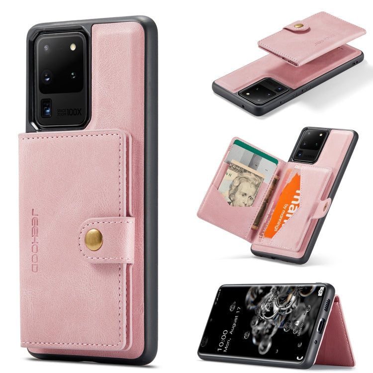 JEEHOOD Retro Magnetic Detachable Protective Case with Wallet & Card Slot & Holder, For Samsung Galaxy A32 5G, For Samsung Galaxy S20 FE, For Samsung Galaxy S20, For Samsung Galaxy S20+, For Samsung Galaxy S20 Ultra 5G, For Samsung Galaxy Note20 Ultra