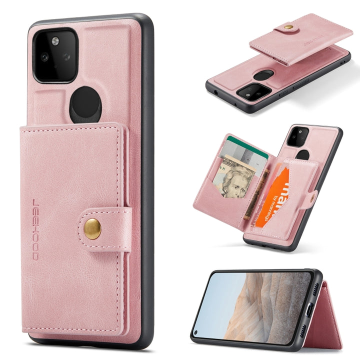 JEEHOOD Retro Magnetic Detachable Protective Case with Wallet & Card Slot & Holder, For Samsung Galaxy S21 FE, For OnePlus 9 Pro, For Google Pixel 5A 5G, For Sony Xperia 10 III, For Xiaomi Redmi K40