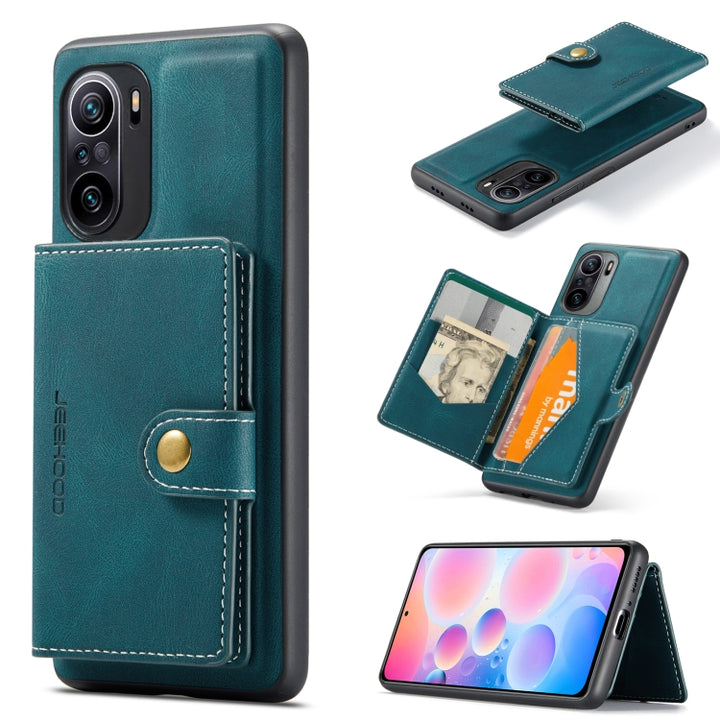 JEEHOOD Retro Magnetic Detachable Protective Case with Wallet & Card Slot & Holder, For Samsung Galaxy S21 FE, For OnePlus 9 Pro, For Google Pixel 5A 5G, For Sony Xperia 10 III, For Xiaomi Redmi K40