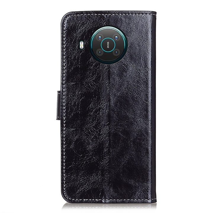 Retro Crazy Horse Texture Horizontal Flip Leather Case with Holder & Card Slots & Photo Frame & Wallet, For Nokia X10 / X20, For ZET Blade A51