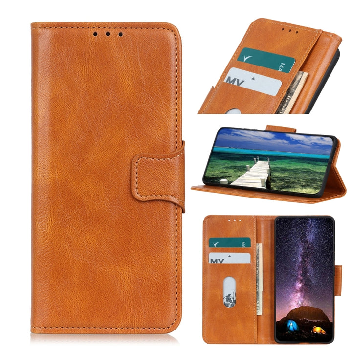 Mirren Crazy Horse Texture Horizontal Flip Leather Case with Holder & Card Slots & Wallet, For Nokia X10 / X20, For Sharp Aquos R, For Fujitsu Be4 Plus F-41B