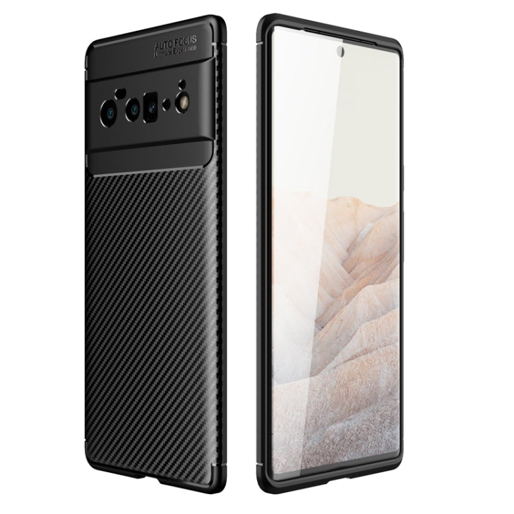 Carbon Fiber Texture Shockproof TPU Case, For Google Pixel 6, For Google Pixel 6 Pro, For OPPO Realme C21