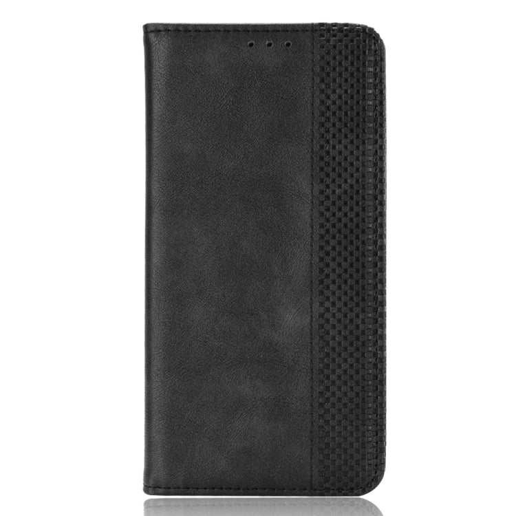 Magnetic Buckle Retro Crazy Horse Texture Horizontal Flip Leather Case with Holder & Card Slots & Photo Frame, For Sharp Aquos R6, For Xiaomi Mi Mix Fold, For ZTE Libero 5G