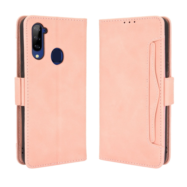 Skin Feel Calf Pattern Horizontal Flip Leather Case with Holder & Card Slots & Photo Frame, For ZTE Libero 5G