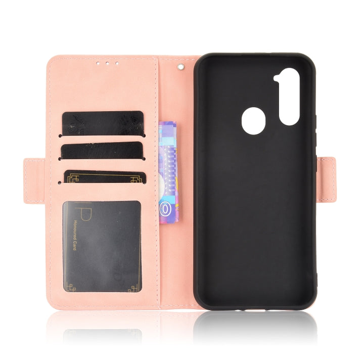 Skin Feel Calf Pattern Horizontal Flip Leather Case with Holder & Card Slots & Photo Frame, For ZTE Libero 5G