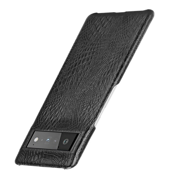 Shockproof Crocodile Texture PC + PU Case, For Google Pixel 6 Pro