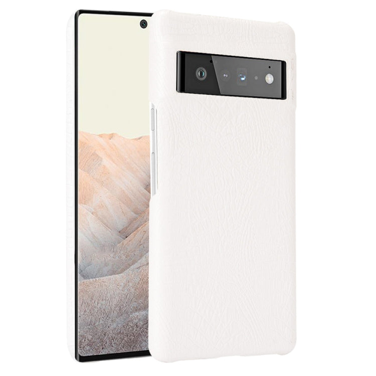 Shockproof Crocodile Texture PC + PU Case, For Google Pixel 6 Pro