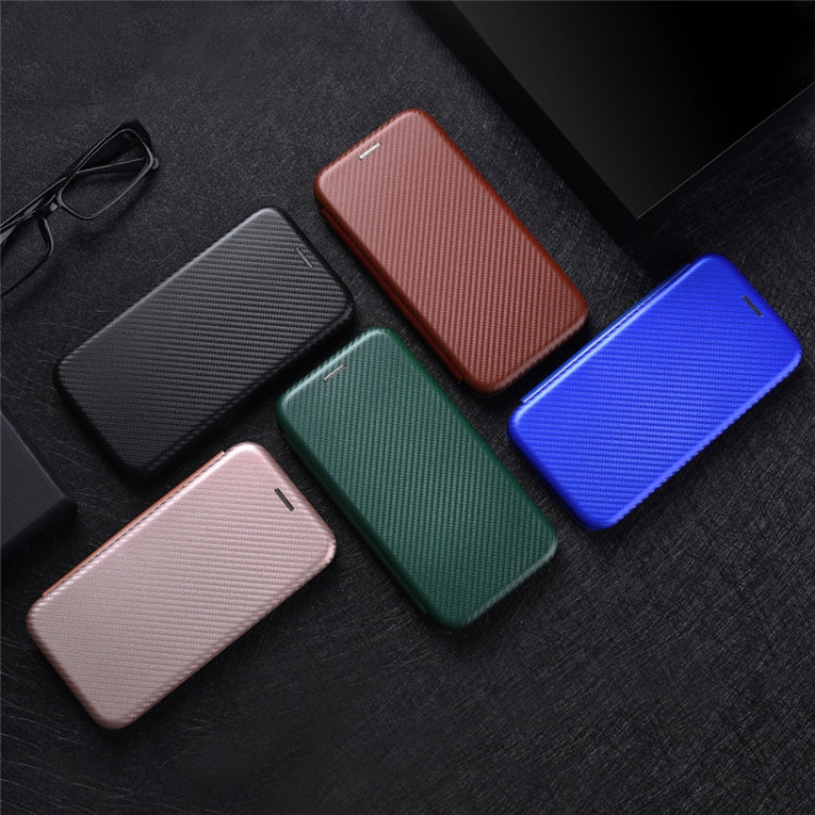 Carbon Fiber Texture Magnetic Horizontal Flip TPU + PC + PU Leather Case with Card Slot, For Sony Xperia Ace II, For Xiaomi Redmi Note 10 5G, For Xiaomi Poco M3 Pro 5G/4G