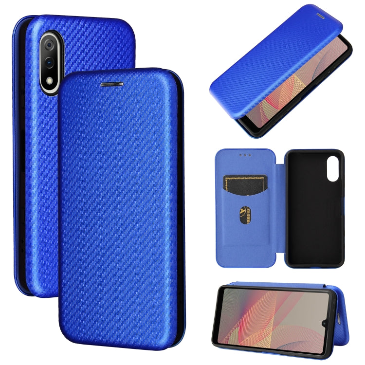 Carbon Fiber Texture Magnetic Horizontal Flip TPU + PC + PU Leather Case with Card Slot, For Sony Xperia Ace II, For Xiaomi Redmi Note 10 5G, For Xiaomi Poco M3 Pro 5G/4G