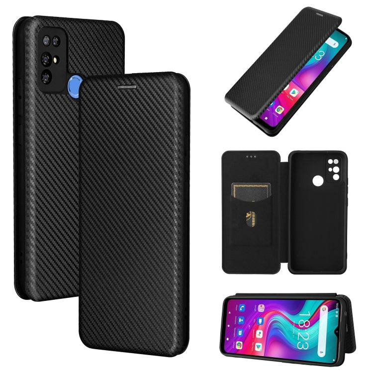 Carbon Fiber Texture Magnetic Horizontal Flip TPU + PC + PU Leather Case with Card Slot, For OPPO Reno6 Pro+ 5G, For OPPO Reno6, For TCL 20 SE, For Google Pixel 6 Pro, For Doogee X96 Pro