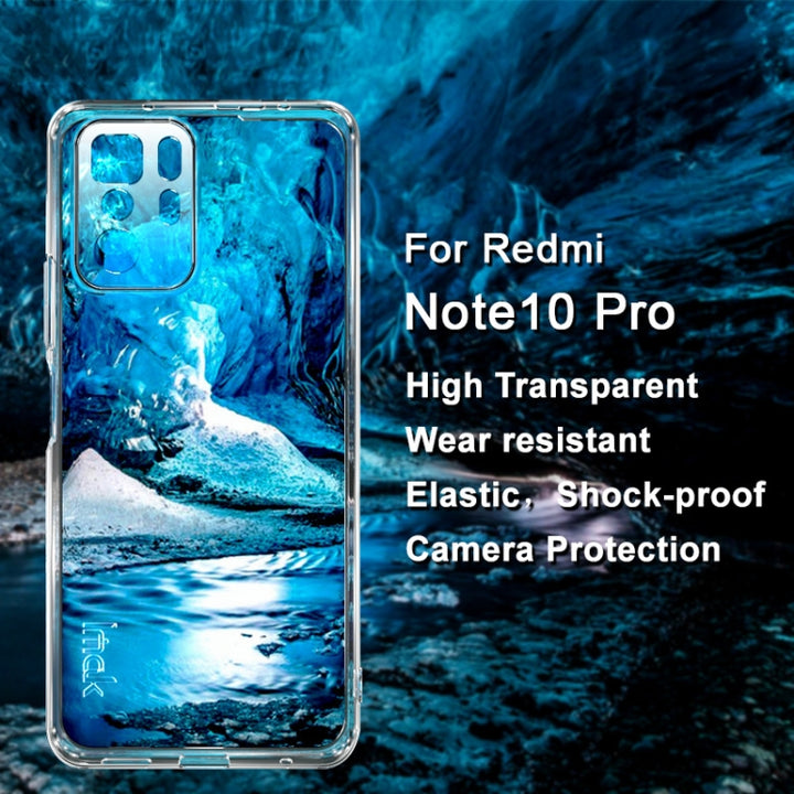 IMAK UX-5 Series Transparent Shockproof TPU Protective Case, For Xiaomi Redmi Note10 Pro CN Version, For Xiaomi Redmi Note10 Pro Overseas Version, For Samsung Galaxy A22 5G, For Sony Xperia Ace II