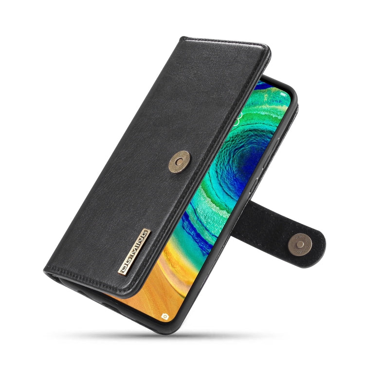 DG.MING Crazy Horse Texture Flip Detachable Magnetic Leather Case with Holder & Card Slots & Wallet, For Huawei Mate 30