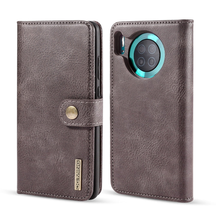 DG.MING Crazy Horse Texture Flip Detachable Magnetic Leather Case with Holder & Card Slots & Wallet, For Huawei Mate 30