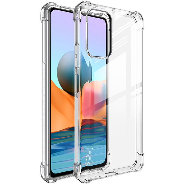 IMAK All-inclusive Shockproof Airbag TPU Case with Screen Protector, For Samsung Galaxy F52 5G, For Google Pixel 6, For Xiaomi Redmi Note 10 Pro Overseas Version