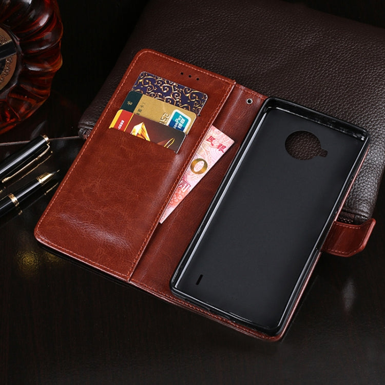 idewei Crazy Horse Texture Horizontal Flip Leather Case with Holder & Card Slots & Wallet, For Nokia C20 Plus, For OPPO Realme C11 (2021), For vivo V21e 4G, For vivo Y12S 2021