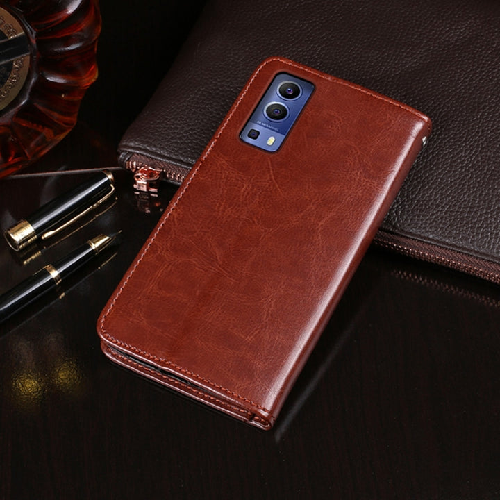 idewei Crazy Horse Texture Horizontal Flip Leather Case with Holder & Card Slots & Wallet, For vivo Y52 5G / Y72 5G, For Blackview A90, For Doogee X95 / X95 Pro, For Wiko Power U10