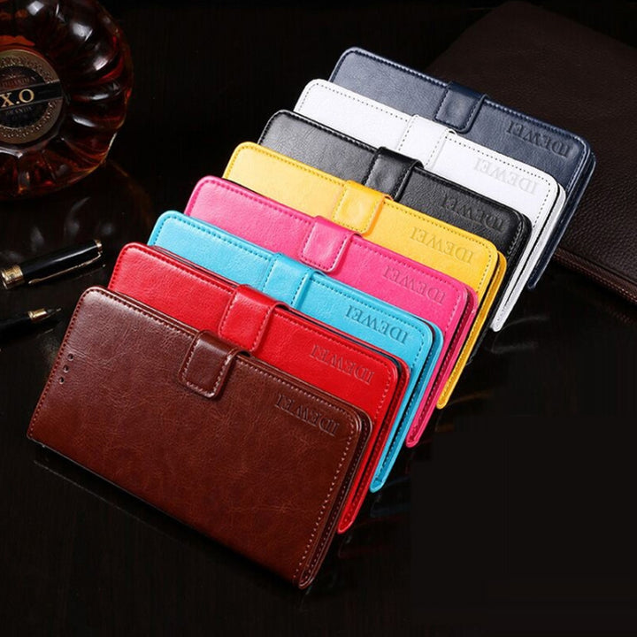 idewei Crazy Horse Texture Horizontal Flip Leather Case with Holder & Card Slots & Wallet, For vivo Y52 5G / Y72 5G, For Blackview A90, For Doogee X95 / X95 Pro, For Wiko Power U10