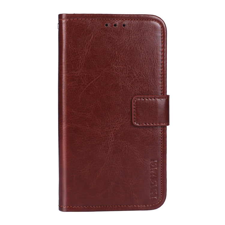 idewei Crazy Horse Texture Horizontal Flip Leather Case with Holder & Card Slots & Wallet, For Wiko Power U30