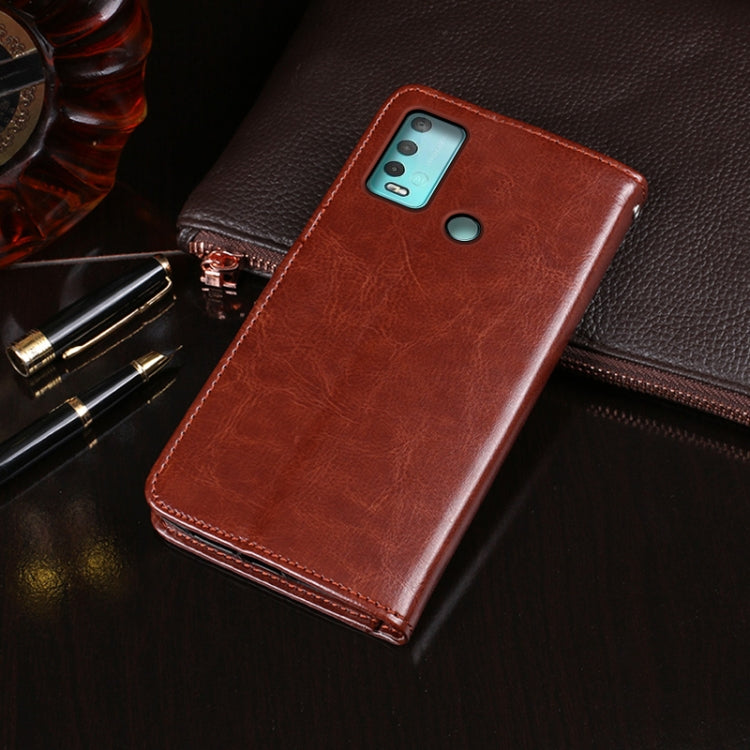 idewei Crazy Horse Texture Horizontal Flip Leather Case with Holder & Card Slots & Wallet, For Wiko Power U30