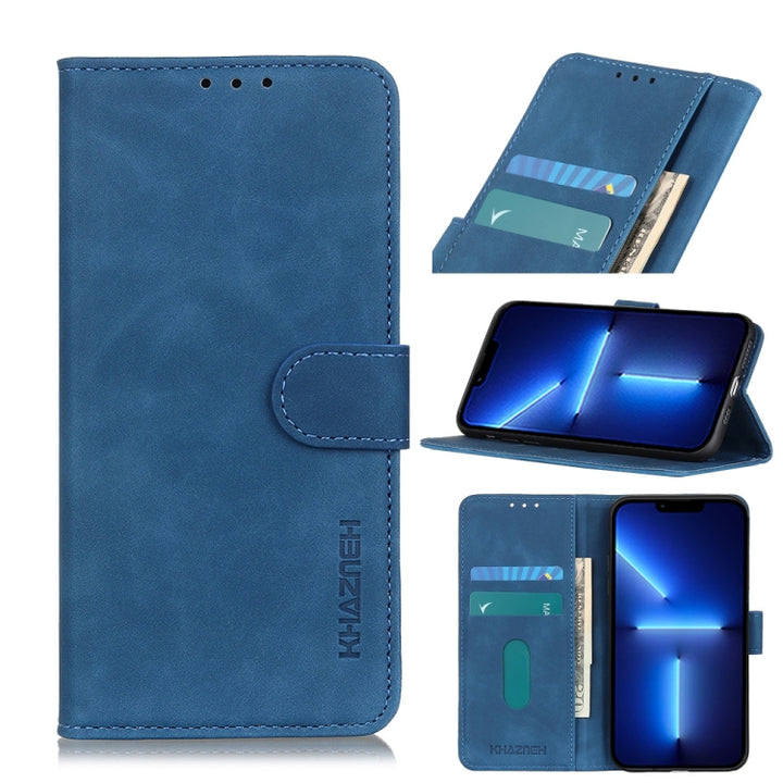 KHAZNEH Retro Texture PU + TPU Horizontal Flip Leather Case with Holder & Card Slots & Wallet, For iPhone 13 mini, For iPhone 13, For iPhone 13 Pro, For iPhone 13 Pro Max, For Nokia C10 / C20