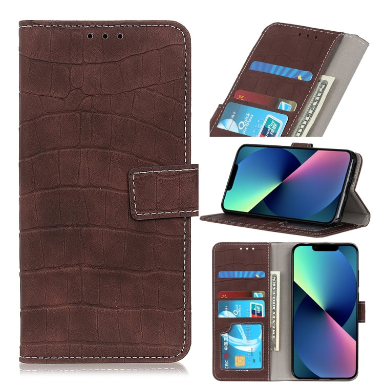 Crocodile Texture Horizontal Flip Leather Case with Holder & Card Slots & Wallet, For iPhone 13 mini, For iPhone 13, For iPhone 13 Pro, For iPhone 13 Pro Max, For Nokia C10 / C20