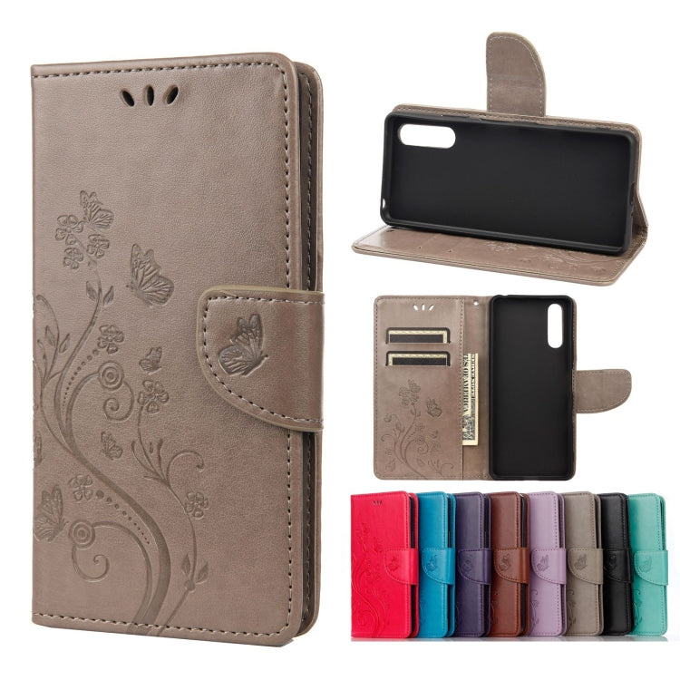 Butterfly Flower Pattern Horizontal Flip Leather Case with Holder & Card Slots & Wallet, For Samsung Galaxy A22 5G, For Sony Xperia 10 III, For Xiaomi Mi 11