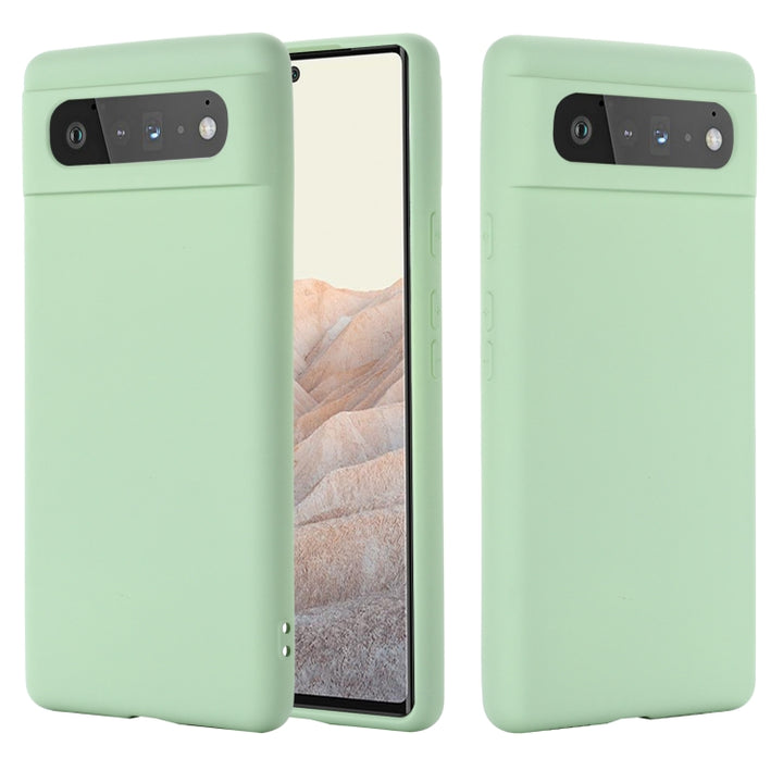 Pure Color Liquid Silicone Shockproof Full Coverage Case, For Google Pixel 6