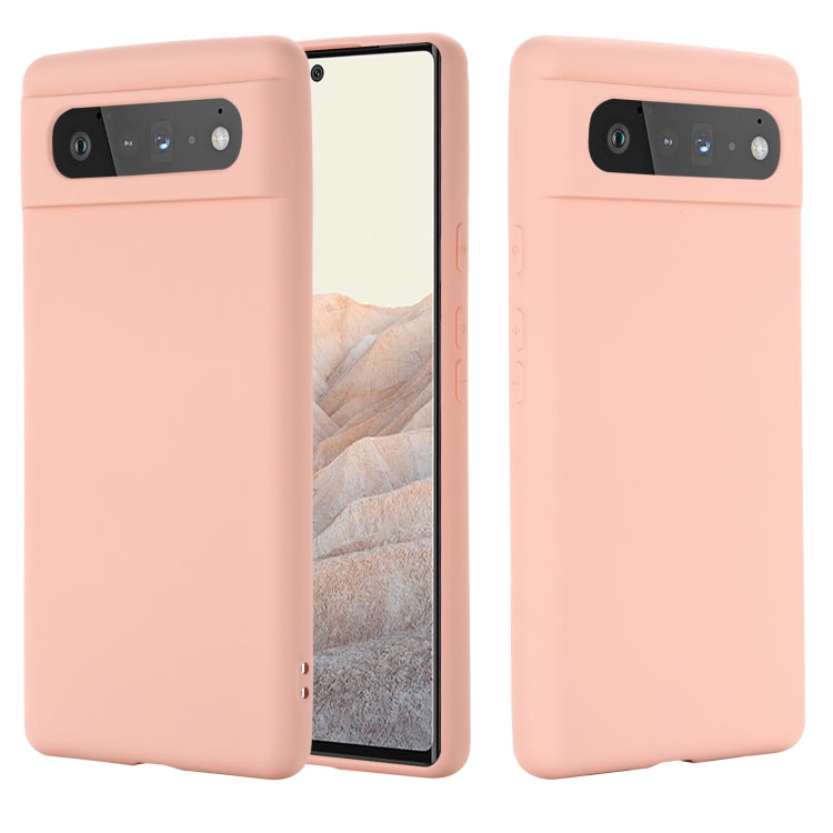 Pure Color Liquid Silicone Shockproof Full Coverage Case, For Google Pixel 6