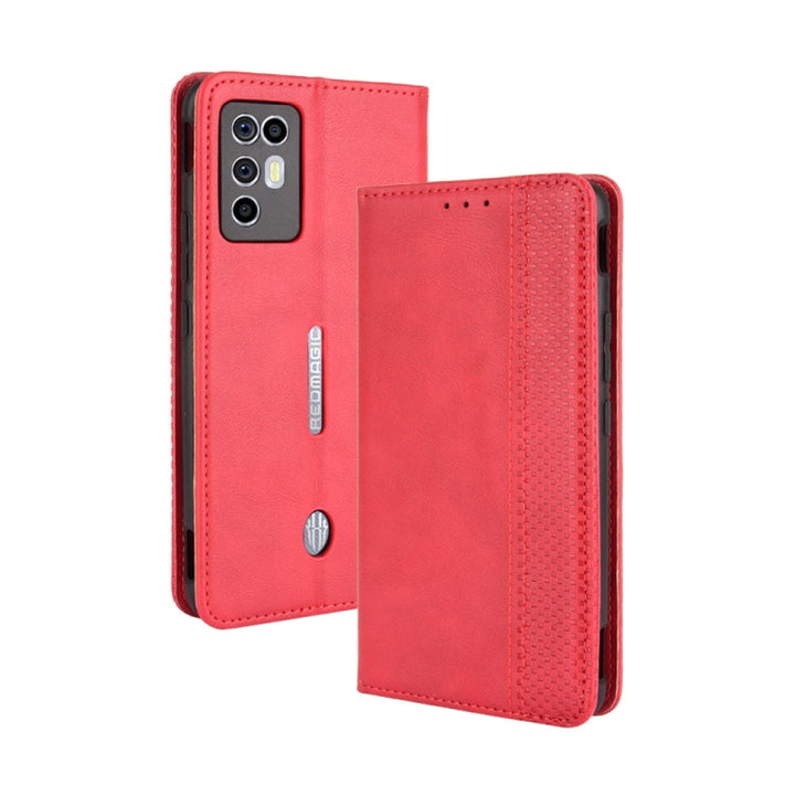 Magnetic Buckle Retro Crazy Horse Texture Horizontal Flip Leather Case with Holder & Card Slots & Photo Frame, For Umidigi A11, For ZTE Axon 30 Ultra 5G, For ZTE nubia Red Magic 6R