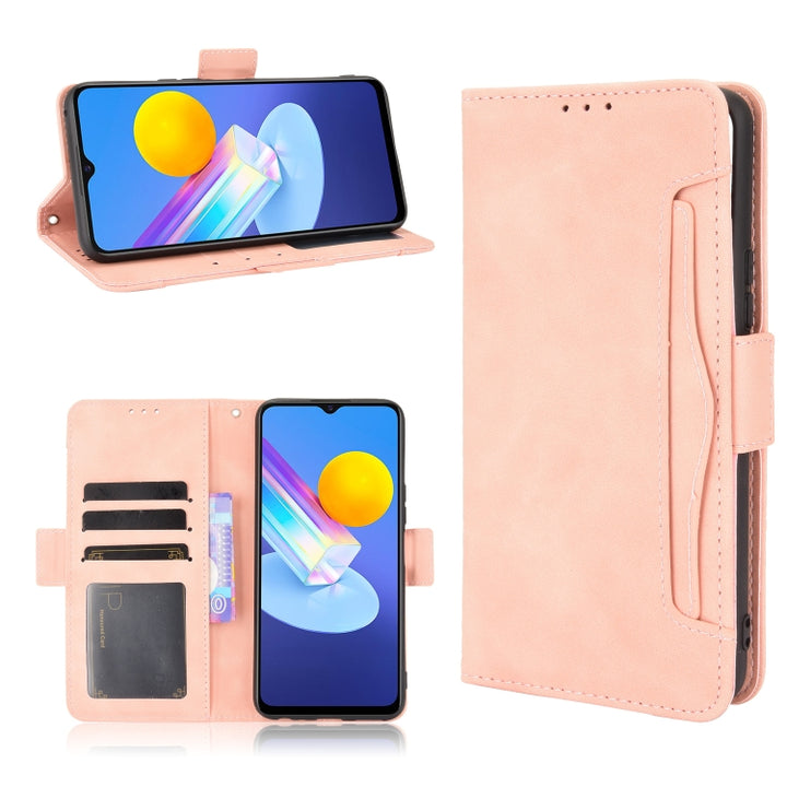 Skin Feel Calf Pattern Horizontal Flip Leather Case with Holder & Card Slots & Photo Frame, For vivo Y72 5G / iQOO Z3 5G, For Google Pixel 6 Pro, For Google Pixel 6, For Xiaomi Redmi Note 10 Pro 5G / Poco X3 GT, For Samsung Galaxy A03s 166mm Version