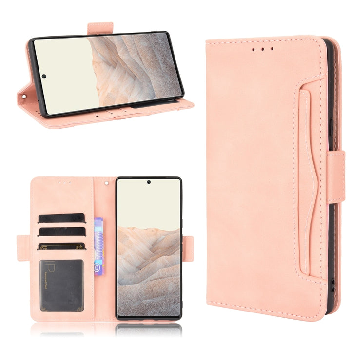 Skin Feel Calf Pattern Horizontal Flip Leather Case with Holder & Card Slots & Photo Frame, For vivo Y72 5G / iQOO Z3 5G, For Google Pixel 6 Pro, For Google Pixel 6, For Xiaomi Redmi Note 10 Pro 5G / Poco X3 GT, For Samsung Galaxy A03s 166mm Version