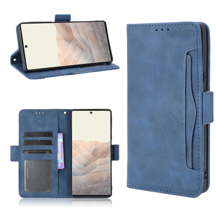 Skin Feel Calf Pattern Horizontal Flip Leather Case with Holder & Card Slots & Photo Frame, For vivo Y72 5G / iQOO Z3 5G, For Google Pixel 6 Pro, For Google Pixel 6, For Xiaomi Redmi Note 10 Pro 5G / Poco X3 GT, For Samsung Galaxy A03s 166mm Version