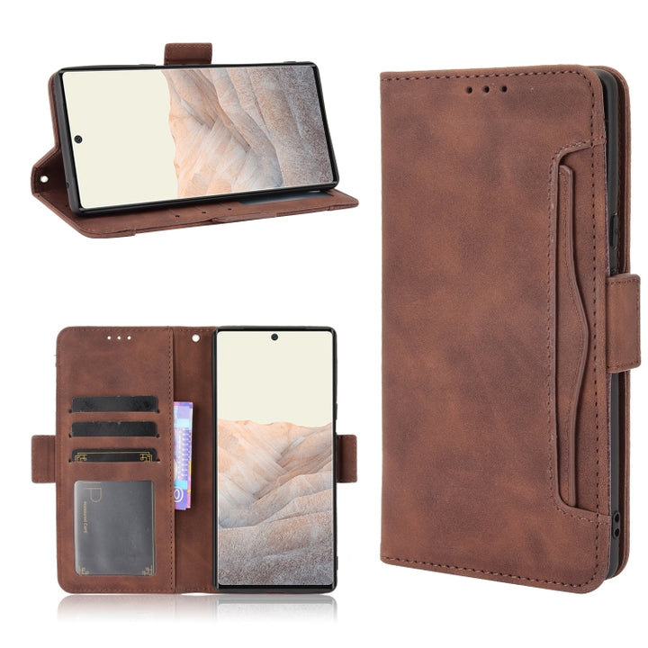 Skin Feel Calf Pattern Horizontal Flip Leather Case with Holder & Card Slots & Photo Frame, For vivo Y72 5G / iQOO Z3 5G, For Google Pixel 6 Pro, For Google Pixel 6, For Xiaomi Redmi Note 10 Pro 5G / Poco X3 GT, For Samsung Galaxy A03s 166mm Version