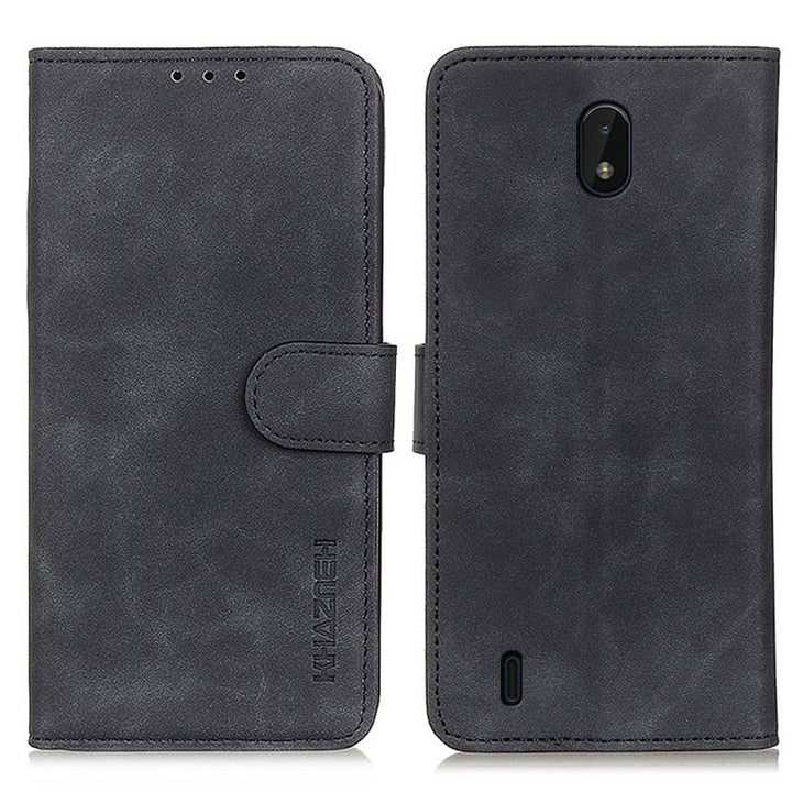 KHAZNEH Retro Texture PU + TPU Horizontal Flip Leather Case with Holder & Card Slots & Wallet, For Nokia C01 Core, For Nokia C01 Plus