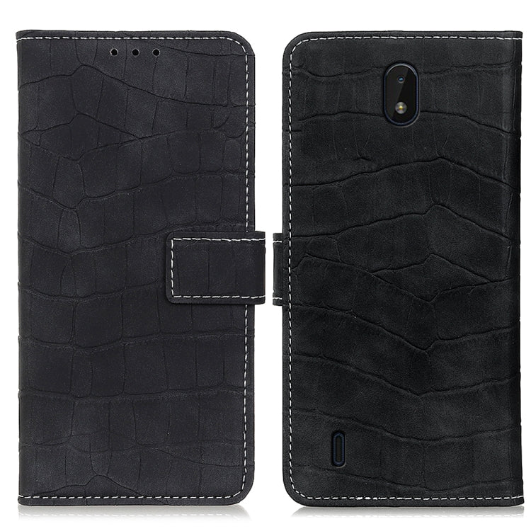 Magnetic Crocodile Texture Horizontal Flip Leather Case with Holder & Card Slots & Wallet, For Nokia C01 Core, For Nokia C01 Plus