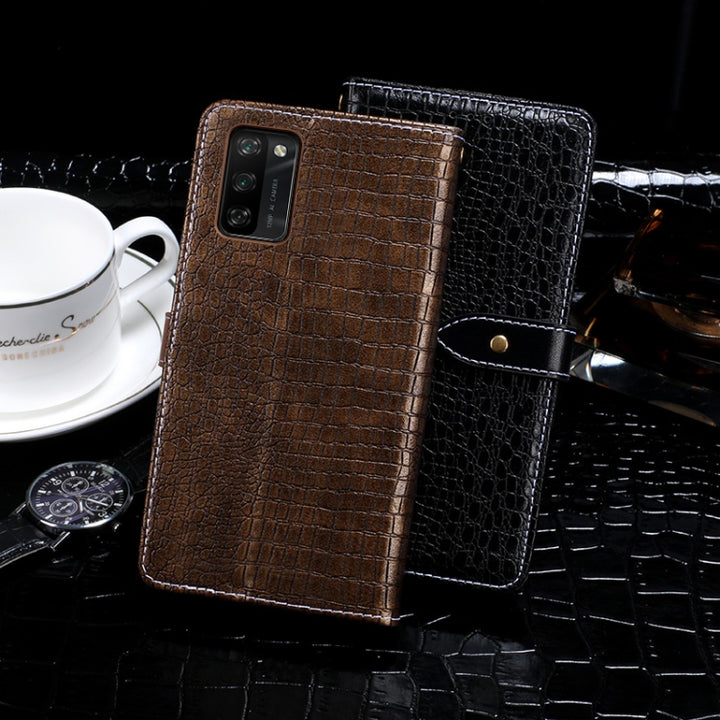 idewei Crocodile Texture Horizontal Flip Leather Case with Holder & Card Slots & Wallet, For Blackview A100, For Nokia C20, For Sony Xperia 1 III, For Sony Xperia 5 III