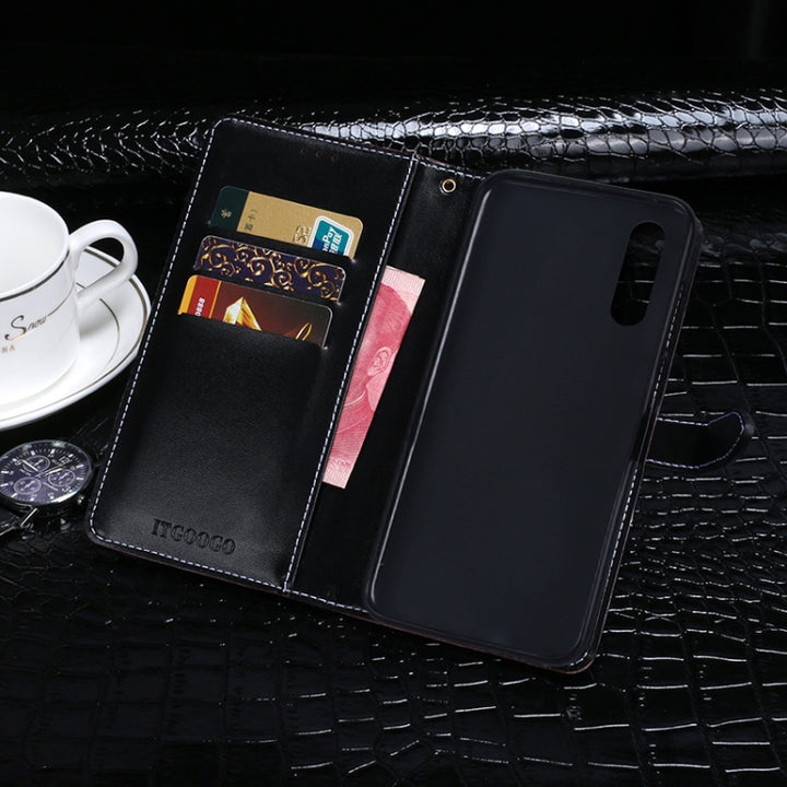 idewei Crocodile Texture Horizontal Flip Leather Case with Holder & Card Slots & Wallet, For Sony Xperia 10 III, For vivo S10, For vivo V21e 5G