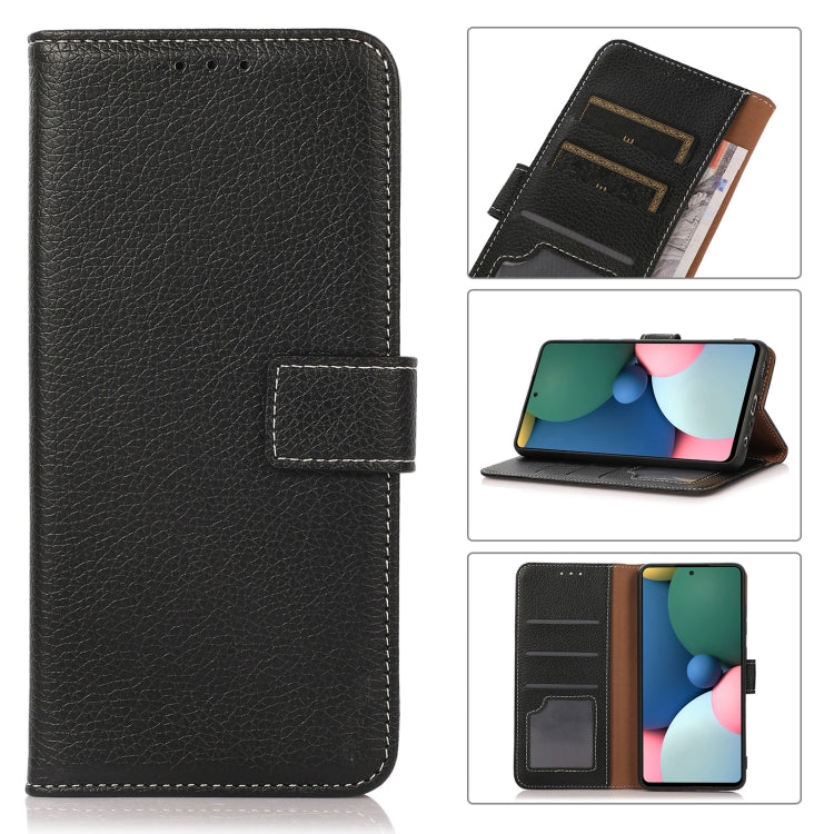 Litchi Texture PU + TPU Horizontal Flip Leather Case with Holder & Card Slots & Wallet, For Google Pixel 6, For Google Pixel 6 Pro, For Xiaomi Mi 11 Lite, For Xiaomi Redmi Note 10 / Note 10S, For Xiaomi Redmi Note 10 5G / Poco M3 Pro