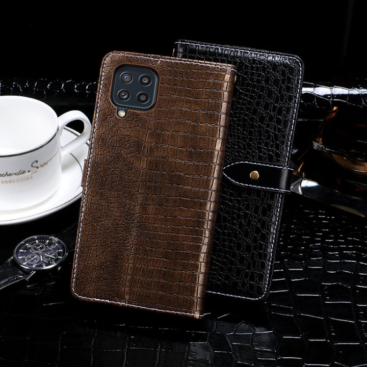 idewei Crocodile Texture Horizontal Flip Leather Case with Holder & Card Slots & Wallet, For Samsung Galaxy M32, For Xiaomi Poco F3 GT