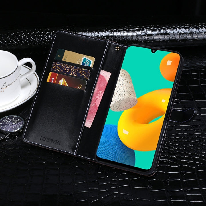 idewei Crocodile Texture Horizontal Flip Leather Case with Holder & Card Slots & Wallet, For Samsung Galaxy M32, For Xiaomi Poco F3 GT