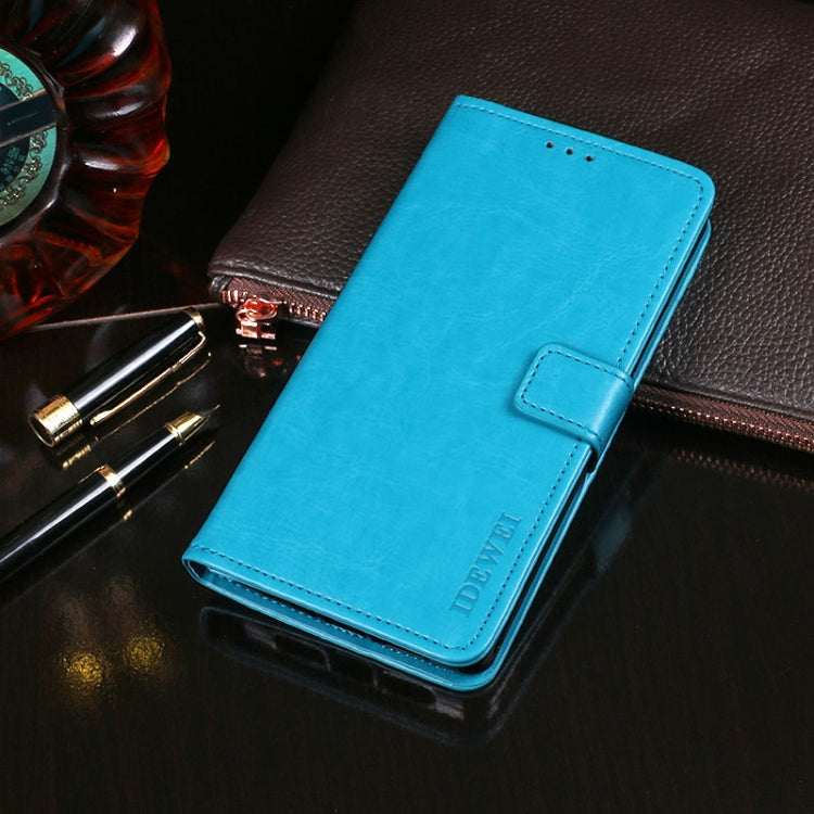 idewei Crazy Horse Texture Horizontal Flip Leather Case with Holder & Card Slots & Wallet, For Samsung Galaxy M32, For Xiaomi Poco F3 GT