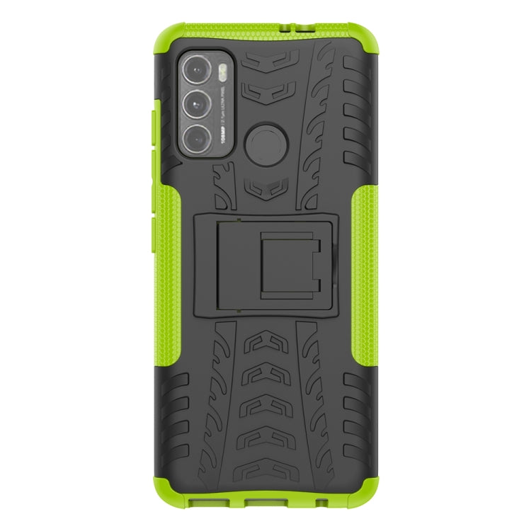 Tire Texture Shockproof TPU+PC Protective Case with Holder, For Motorola Moto G60, For Sony Xperia 5 III, For Sony Xperia 10 III, For Xiaomi Redmi K40 Gaming