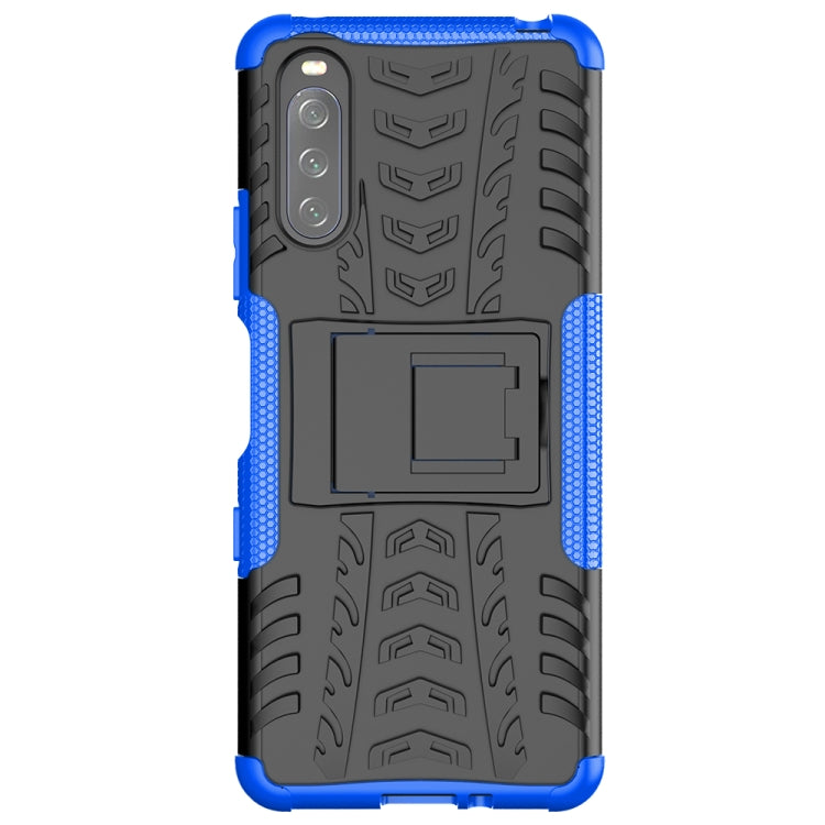 Tire Texture Shockproof TPU+PC Protective Case with Holder, For Motorola Moto G60, For Sony Xperia 5 III, For Sony Xperia 10 III, For Xiaomi Redmi K40 Gaming