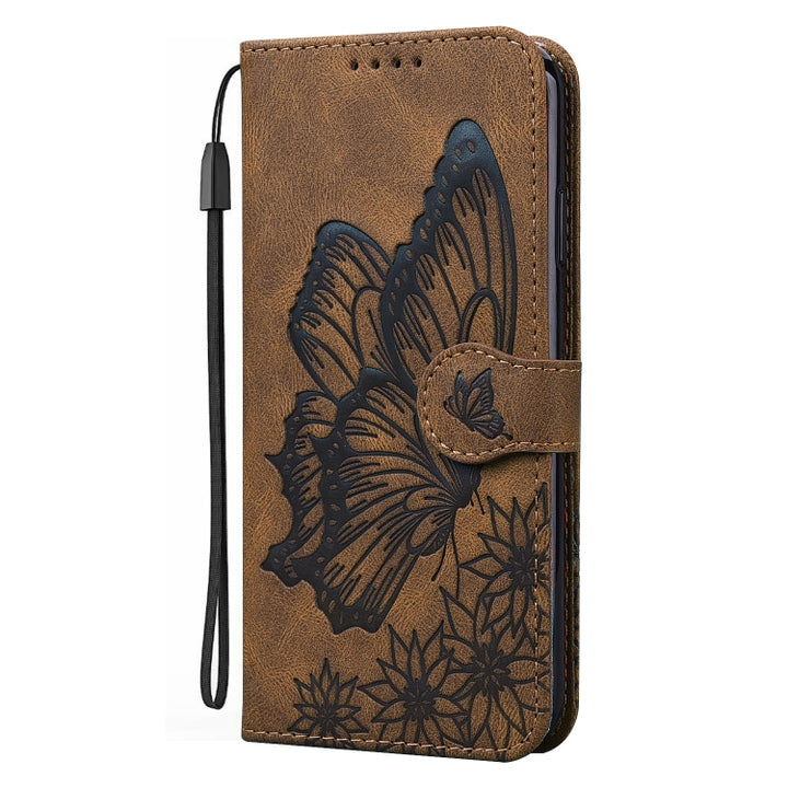 Retro Skin Feel Butterflies Embossing Horizontal Flip Leather Case with Holder & Card Slots & Wallet, For Sony Xperia 10 III, For OnePlus Nord CE 5G, For OnePlus Nord N200