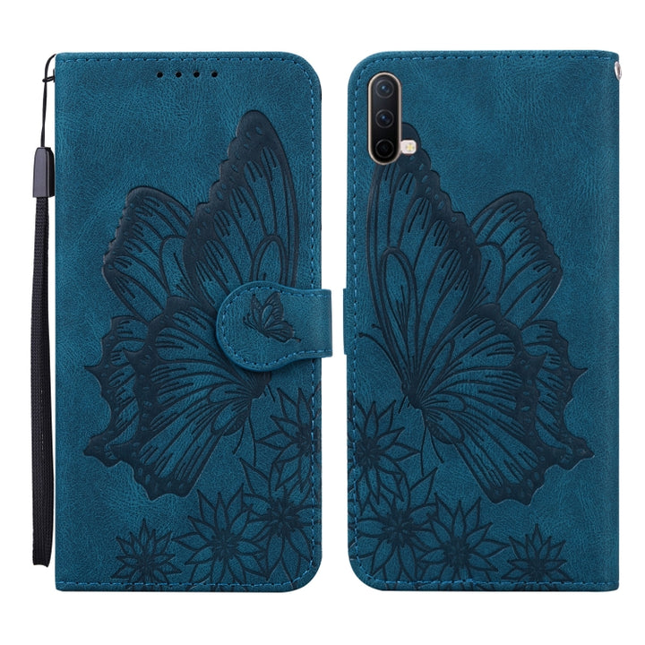 Retro Skin Feel Butterflies Embossing Horizontal Flip Leather Case with Holder & Card Slots & Wallet, For Sony Xperia 10 III, For OnePlus Nord CE 5G, For OnePlus Nord N200