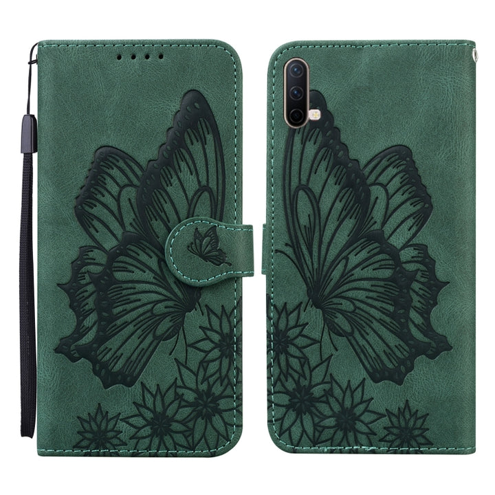 Retro Skin Feel Butterflies Embossing Horizontal Flip Leather Case with Holder & Card Slots & Wallet, For Sony Xperia 10 III, For OnePlus Nord CE 5G, For OnePlus Nord N200