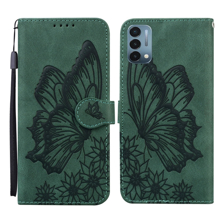 Retro Skin Feel Butterflies Embossing Horizontal Flip Leather Case with Holder & Card Slots & Wallet, For Sony Xperia 10 III, For OnePlus Nord CE 5G, For OnePlus Nord N200